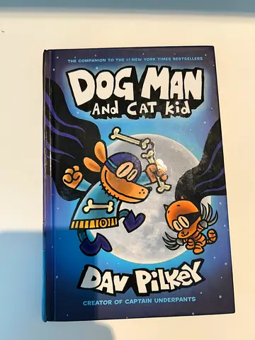 Dog Man and Cat Kid by Dav Pilkey (hardcover)