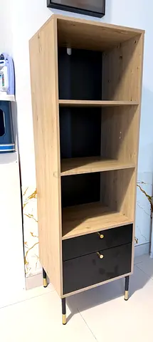 Storage/Bookcase 3 Shelf’s with 2 drawers - AED 200/- only