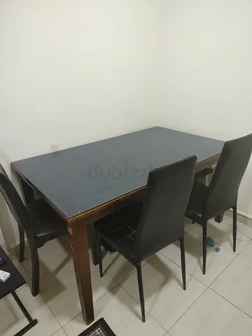 Table and chairs