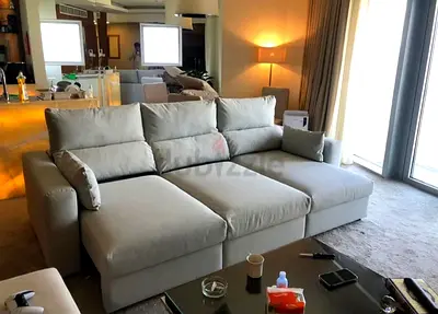 Almost super brand new condition esklstuna lshape sofa bed