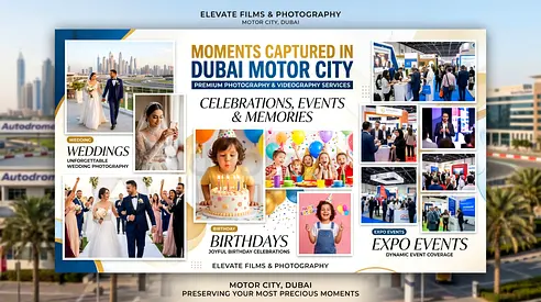 🚀 Stand Out with Professional Photography  Videography Services in Motor City, Dubai