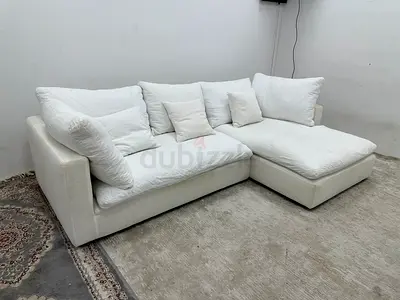 The one brand white liner fabric sofa