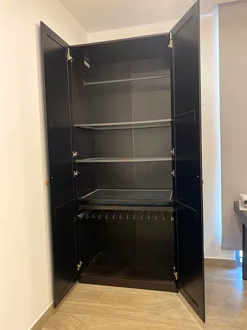 IKEA cupboard 2 doors black