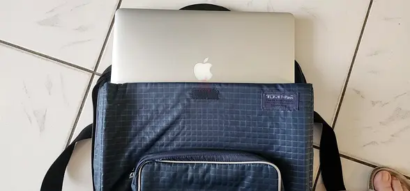 Laptop Bag from TUMI — Black, fits 13–15 laptops