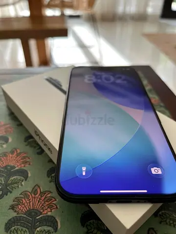 iPhone Air 17 256GB black Warranty till Oct 2026 with box + full body wrap from mobile outfitters