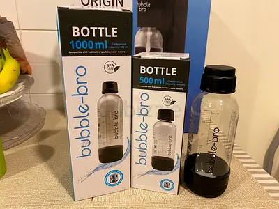Bubble-bro Sparkling Water 3 New Bottles