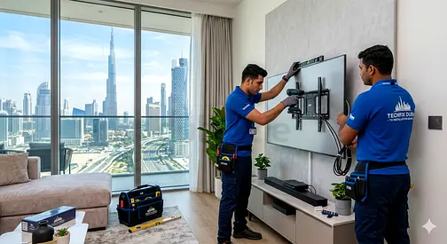TV installation service in Dubai