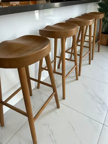 Zara Home Wooden Stools - Set of 4
