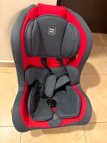 Car Seat - Red/Grey, Good Condition