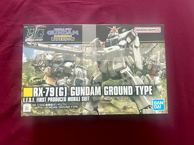 Bandai HG 1/144 RX-79[G] Gundam Ground Type model kit - unopened box