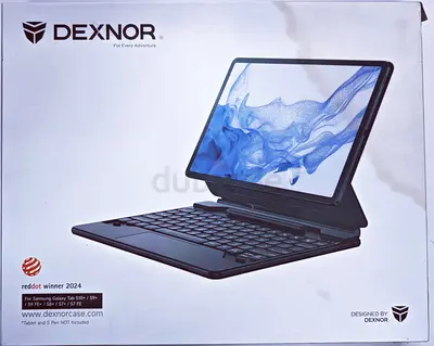 Dexnor for Samsung Galaxy Tab S10+ Plus/S9+ Plus/S9 FE+ Plus/S8+ Plus/S7+ Plus/S7 FE Case with Keybo