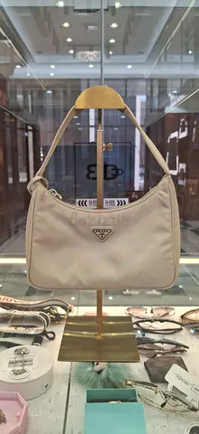 Authentic Prada Nylon Mini Bag in Cream
