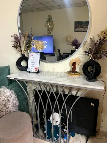 Mirror and table
