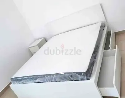 IKEA malam bed with mattress King size 180x200cm