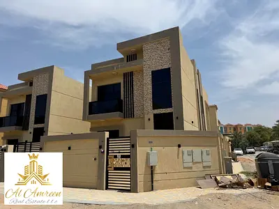 Two potion corner Villa For sale In Muwaihat 3,Near Adnoc,Ajman.