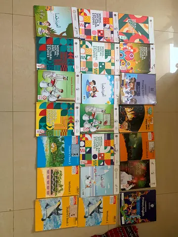 Bundle of Primary School Textbooks and Workbooks – Multiple Subjects (Good Used Condition)