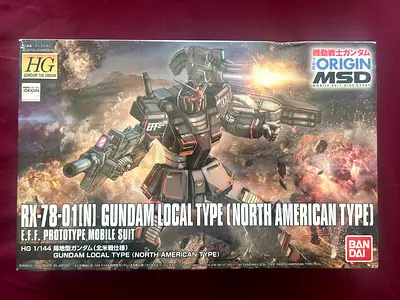 HG RX-78-01[N] Gundam Local Type (North American Type) 1/144 Model Kit - Sealed