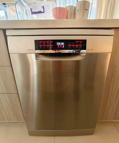 Free Delivery- BOSCH Series 6 Dishwasher Full Touch Penal Control Digital Clock 60x60 cm