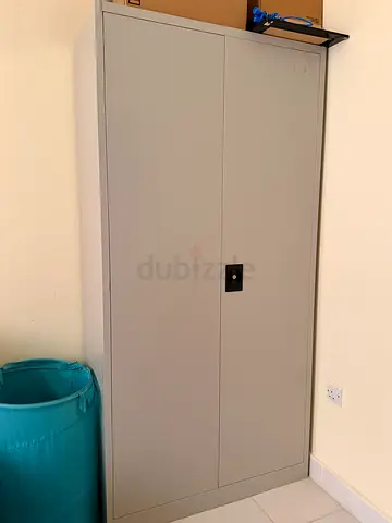 Metal Storage Cabinet / Wardrobe - Good Condition