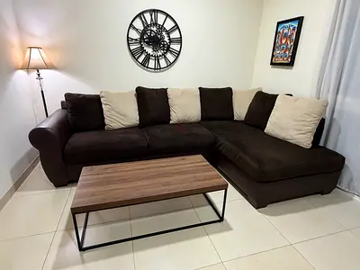 Ashley Brand L-shape sofa in excellent condition