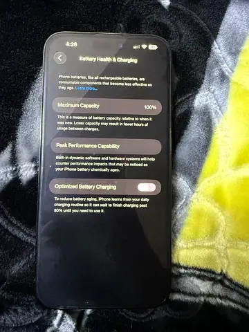 iPhone with 100% Battery Health - Good Condition