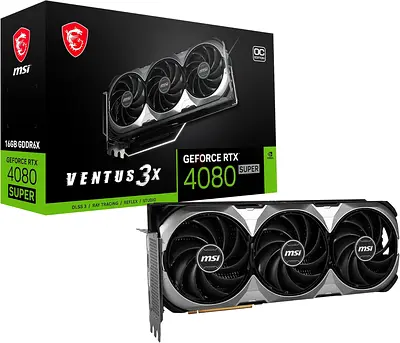 MSI Ventus 3x RTX 4080 Super 16GB OC Edition Graphics Card
