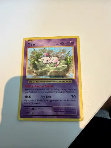 Mew XY Evolution Set Pokémon card