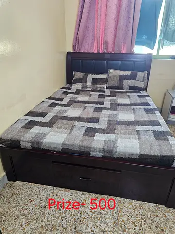 Bed room set furniture,  fridge, washing machine, LED Tv all in new condition