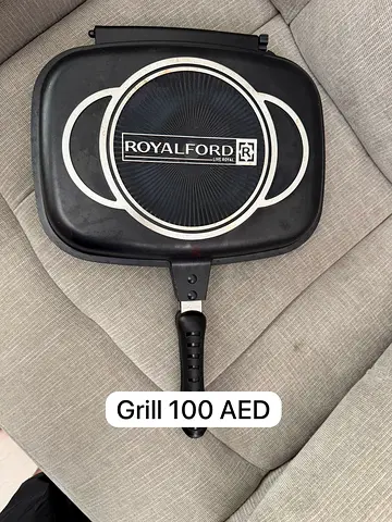 Royalford Double-Sided Non-Stick Grill Pan - Good Condition
