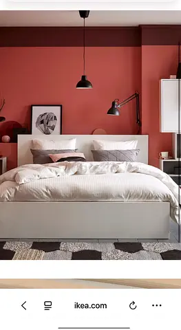 IKEA bed and mattress, king size, like new