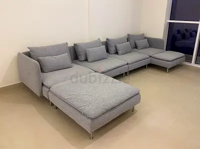 Ikea Sodhremn U Shape Sofa Gray Excellent Condition