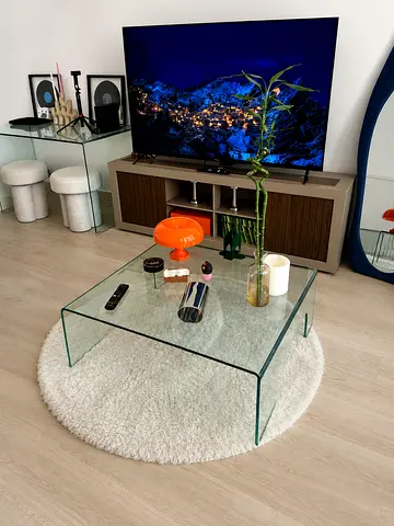 Luxury Minimalist Glass Table