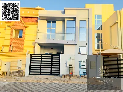 Luxury Brand New 5BR ,7 bathrooms, Large living hall Villa for Annual Rent in Al Zahya Ajman Near S