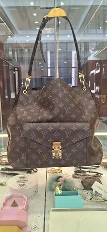 Louis Vuitton Monogram Handbag with Gold Hardware