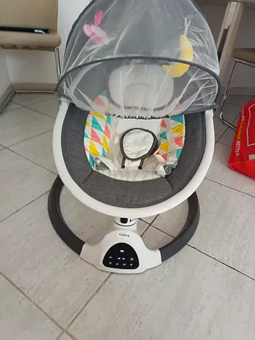 4-in-1 Ingenuity Baby Swing/Rocker with Canopy and Toy Mobile - Good Condition