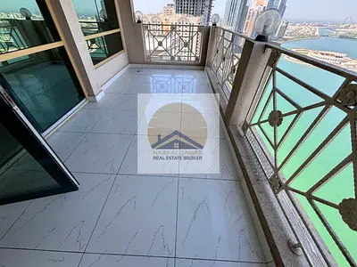 Water View | Free Parking | Luxury 3BHK | with Huge Balcony | All Master BR | wardrobes| Maidroom| At Buhaira Corniche