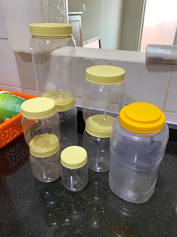 Plastic boxes for kitchen