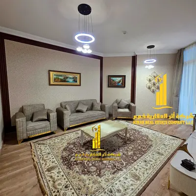 Furnished one-bedroom apartment for monthly rent in Ajman - Al Rashidiya - Oasis Towers ✔️ Includes all bills and internet, gym, pool, and parking