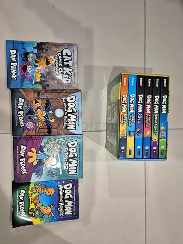 Dog man book1-8 and 10plus cat kid conic club