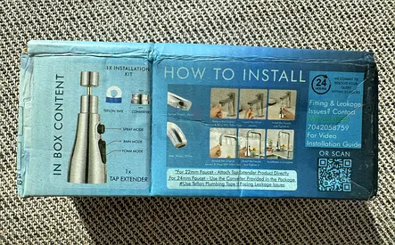 3-Mode Kitchen Tap Extender