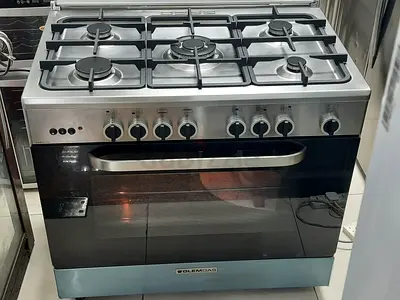 GLEMGAS Brand Latest Model Full Gas 5 Burner Cooker Range Size 90 X 60cm