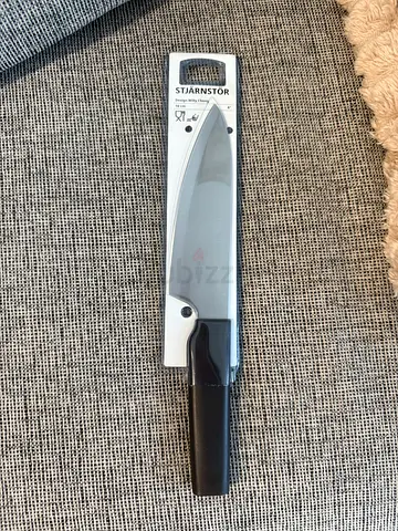 Chefs Knife with Protective Sheath - Good Condition