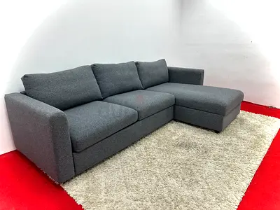 As perfect condition IKEA vimle grey color lshape sofabed with storage