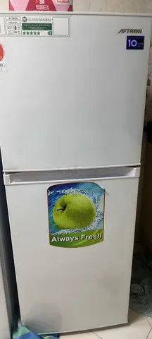 Used Aftron Top Freezer Refrigerator - 2-Door, Good Working Condition