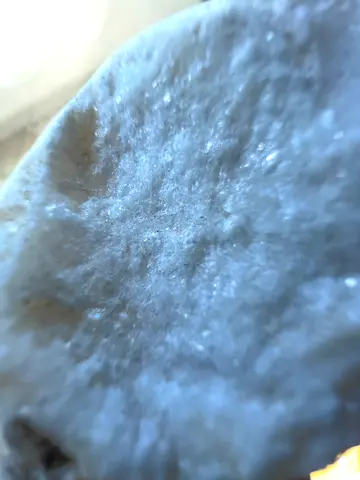 Shining white crystal