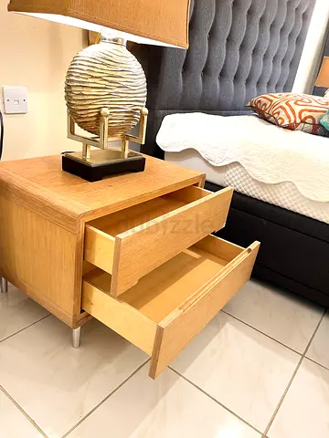 Two Nordic Night Stands with Drawers