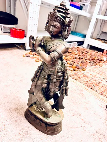 Vintage bronze rare Hindu Deity Statue - Traditional