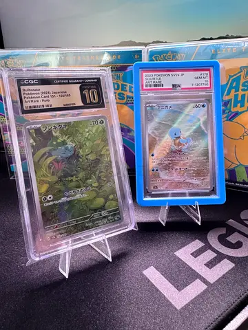 PSA 10 Squirtle 151 JP / Pristine 10 Bulbasaur 151 JP