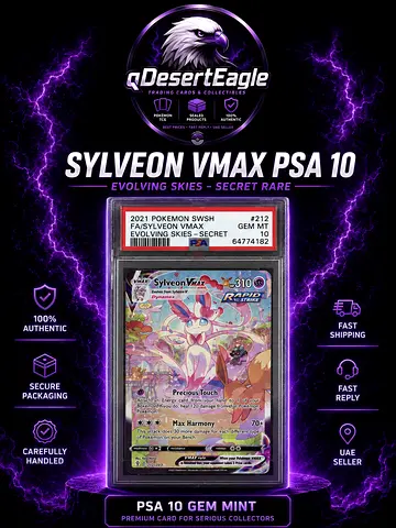 Sylveon VMAX PSA 10 - Evolving Skies Secret Rare (Gem Mint)