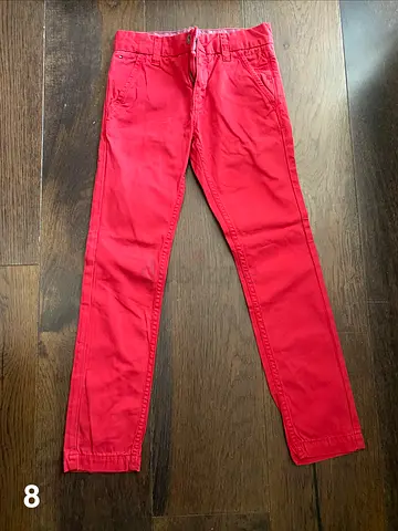 Tommy Hilfiger red pants - For kids aged 8